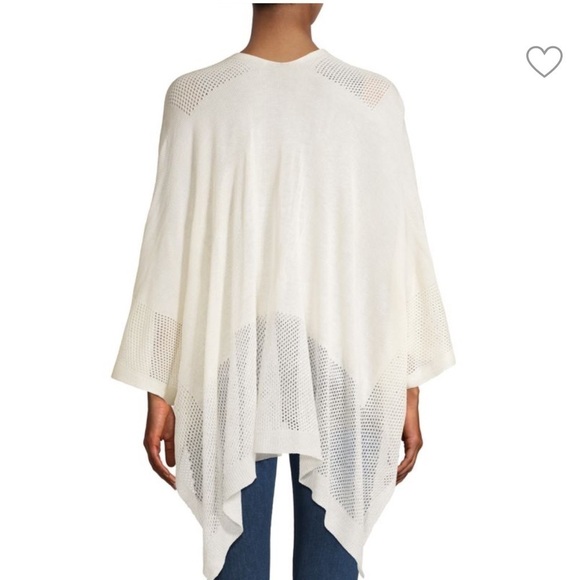 Vince Camuto Boho Open-Front Mesh Ruana Top..Size O/S - Picture 4 of 12